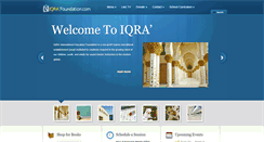 Desktop Screenshot of iqrafoundation.com